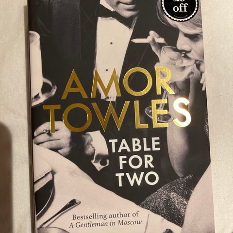 Table for two - Amor Towles