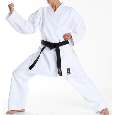 JKA Karate Gi, TOKAIDO Tsunami Silver, 12 oz., white