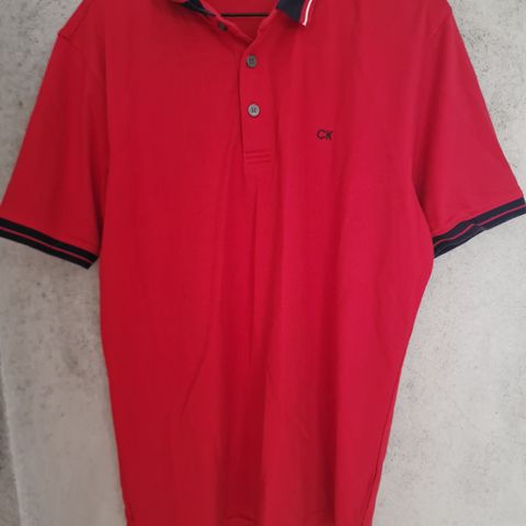 Calvin Klein golf pique str S