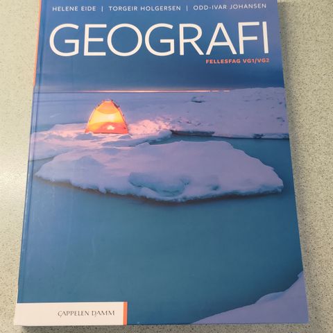 Pensumbok til geografi vg1/vg2