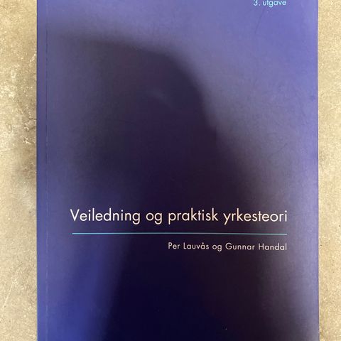 Veiledning og praktisk yrkesteori