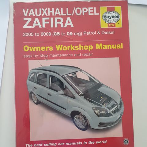 Haynes - Opel Zafira 2005-2009