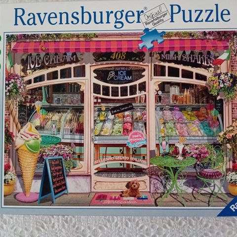 Ravensburger puzzle 1500. No. 162215. Iskrembutikk.