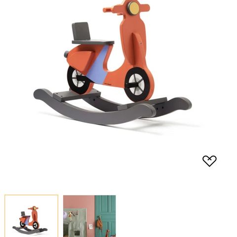 Gyngehest kid concept scooter