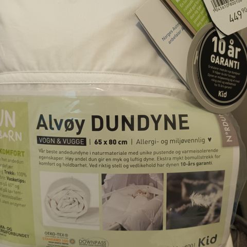 Alvøy dundyne, baby