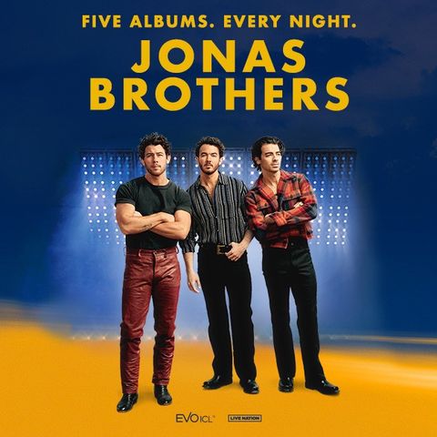 2 konsertbilletter Jonas Brothers Oslo Spektrum