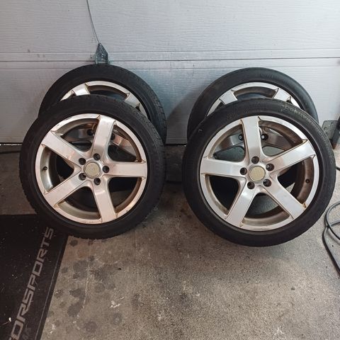 17"vinter felger. 5-112.  Vw,Audi,skoda,