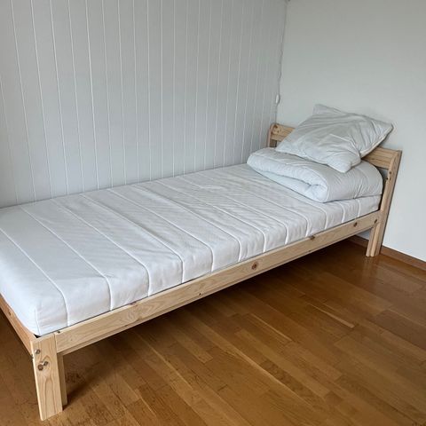 bed, mattress; twin bed apilable ansmattress