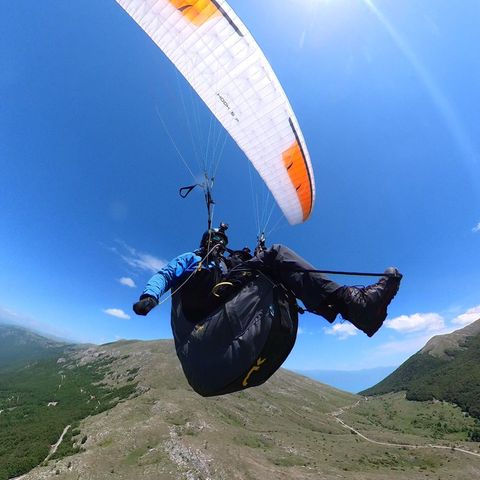 Paraglider Niviuk Hook 5 P og sittesele Niviuk Konvers 2 L