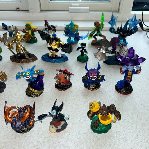 Skylanders figurer, portaler, oppbevaring, spill