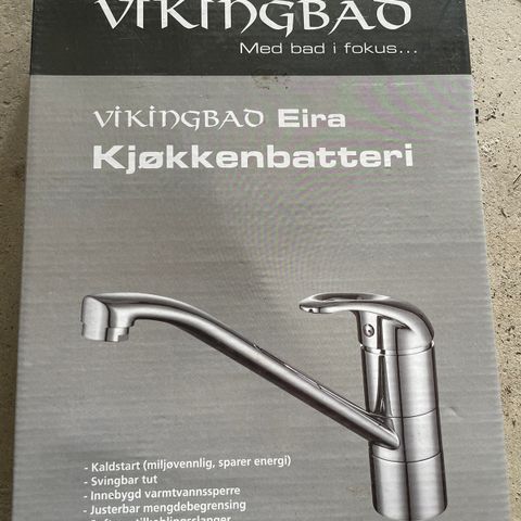 VikingBad Eira Kjøkkenarmatur - uten Avstengning
