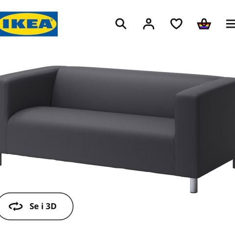 Sofatrekk til Klippan fra IKEA
