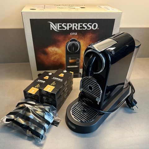 [reservert til 28.07] Nespresso Citiz Delonghi kaffemaskin