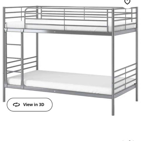 Køyeseng Svarta IKEA