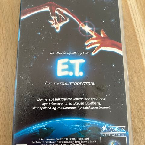 E.T. VHS