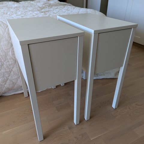 2 Ikea Nordli nattbord