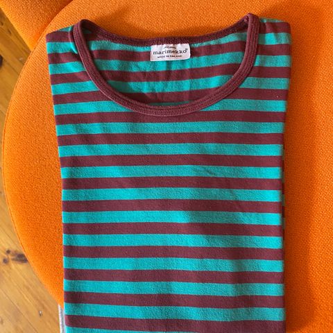 Marimekko tasaraita genser skjorte Stripes S