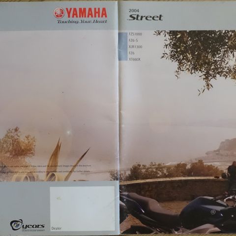 Yamaha Street 2004 brosjyre