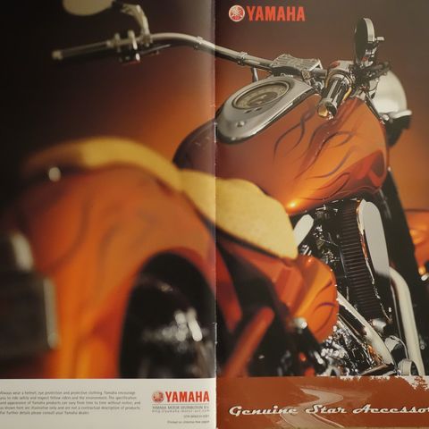 Yamaha Genuine Star Accessories 2001 brosjyre