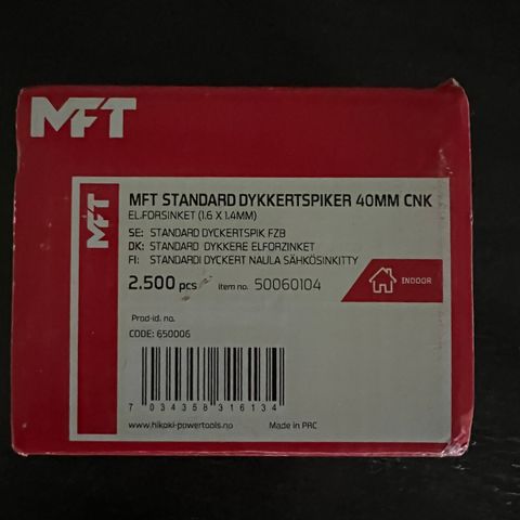 MFT Standard dykkerspiker