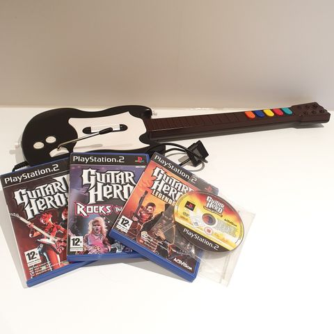 PS2: Guitar Hero-pakke