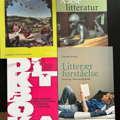 Fagbøker norsk litteratur.