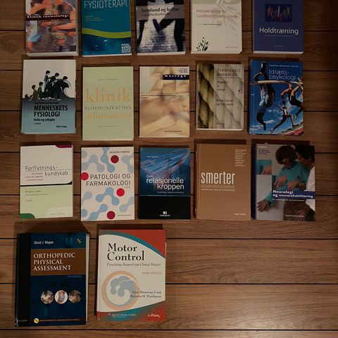 Lærebøker fysioterapi (2010-2014)