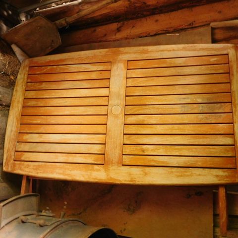 Teak hagebord