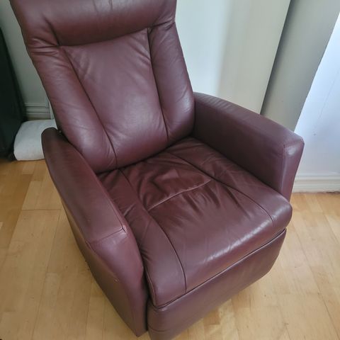 Leather rocking chair - self delivery only