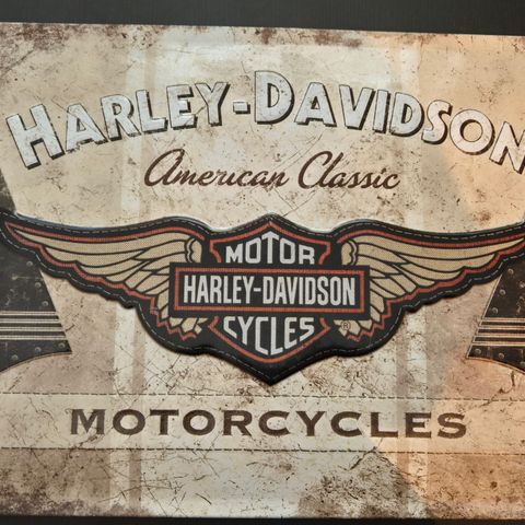 Harley davidson skilt