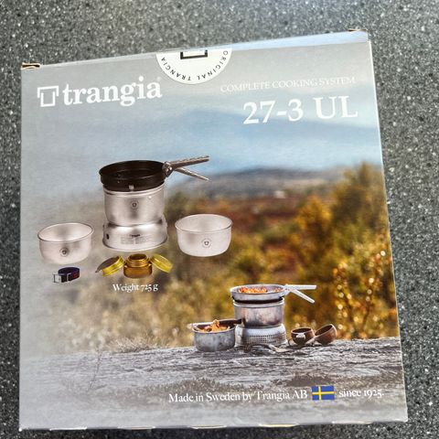 Trangia 27-3UL med rødspritbrenner