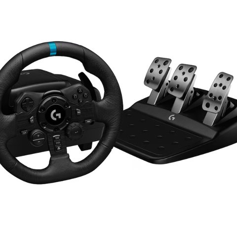 Logitech G923 racingratt og pedaler til PC, PS4 og PS5 (UÅPNET)