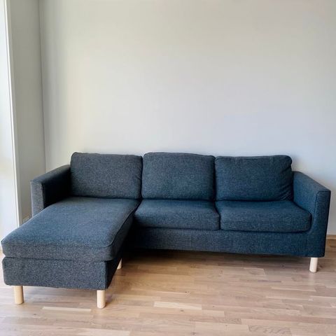 IKEA sofa med sjeselong, Pärup