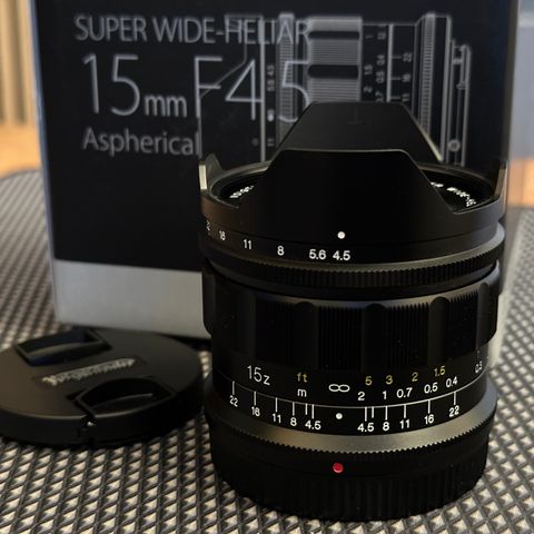 Voigtländer 15mm f/4.5 Super Wide Heliar aspherical Z mount