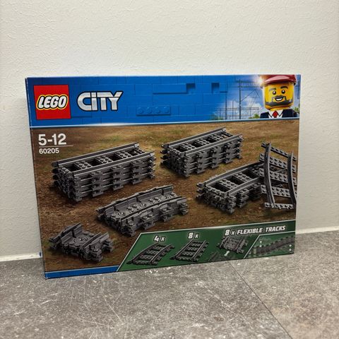 Lego City Togskinner 60205 - Ubrukt