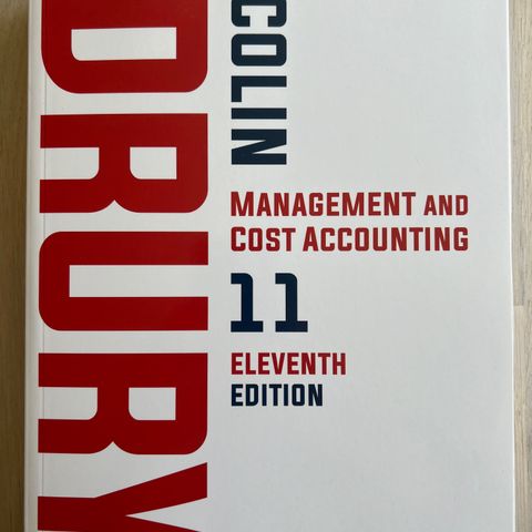 Management and cost accounting