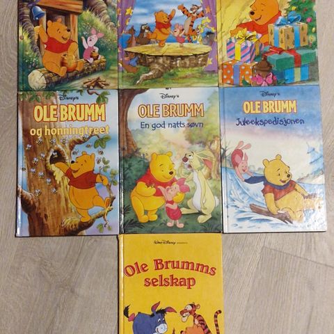 Disney's Ole Brumm 7 stk bøker