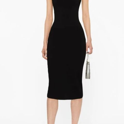 Victoria Beckham bodyline sleevless cutout mididress