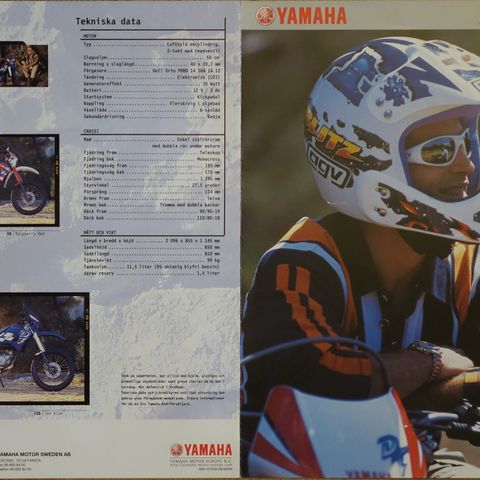 Yamaha DT50R svensk brosjyre 1998/99