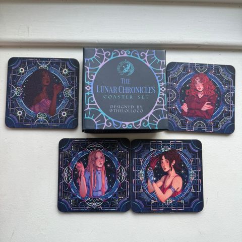 FairyLoot The Lunar Chronicles coaster set