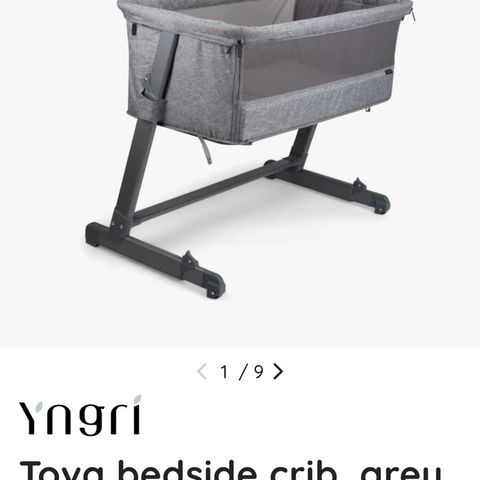 Yngri, Tova bedside crib