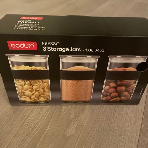 Bodum Presso oppbevaringsboks 1 liter - 3 stk