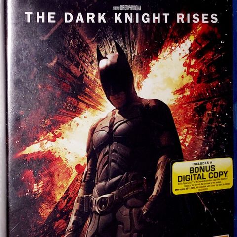 2 BLU RAY DVD.THE DARK KNIGHT RISES.UÅPNET.