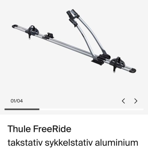 Thule Freeride sykkelstativ for tak