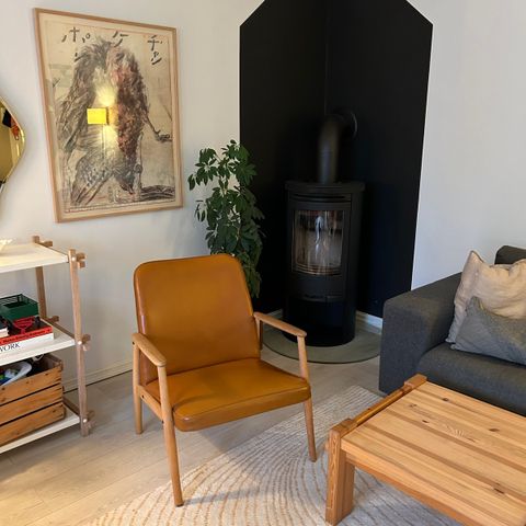 [RESERVERT] Vintage Mid Century-stol fra 60-tallet