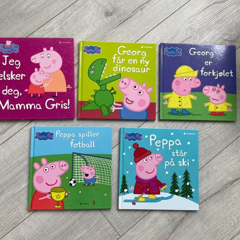 Peppa gris bøker