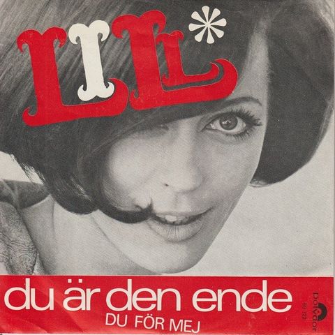 Lill Lindfors " Du Ar Den Ende / Du Før Mej " Single selges for kr.100