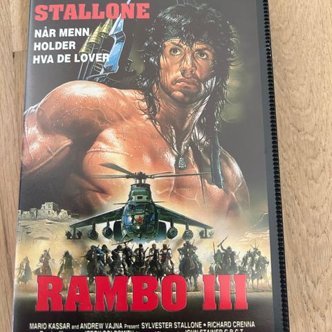 Rambo 3 - Stallone VHS