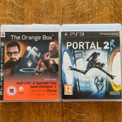 Ps3 spill THE ORANGE BOX / PORTAL 2