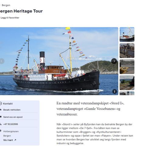 Gavekort Bergen Heritage Tour